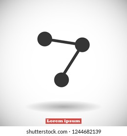 social network vector icon eps 10
