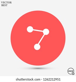 social network vector icon eps 10