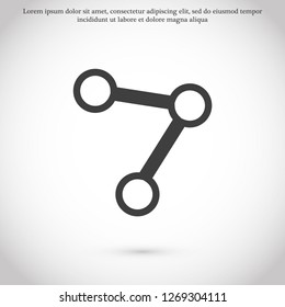 social network vector icon eps 10