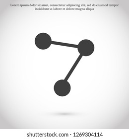 social network vector icon eps 10