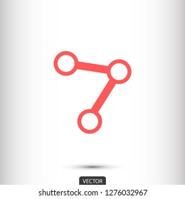 social network vector icon eps 10