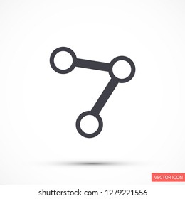 social network vector icon eps 10
