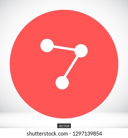 social network vector icon eps 10