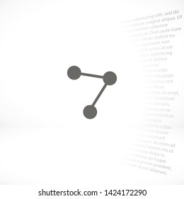 social network vector icon eps 10 , Lorem ipsum Flat design