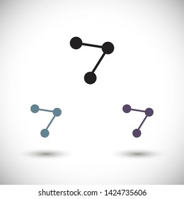 social network vector icon eps 10 , Lorem ipsum Flat design