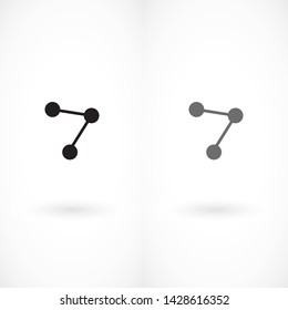 social network vector icon eps 10 , Lorem ipsum Flat design