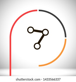 social network vector icon eps 10 , Lorem ipsum Flat design