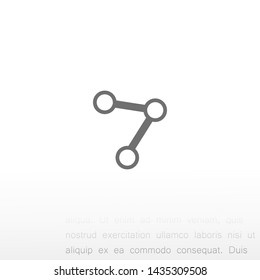 social network vector icon eps 10 , Lorem ipsum Flat design