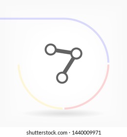 social network vector icon eps 10 , Lorem ipsum Flat design