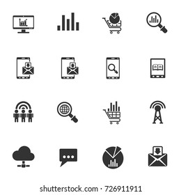 social network vector icons for your creative ideas