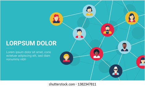 Social Network - Vector Illustration