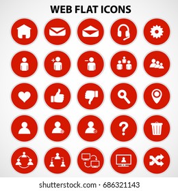 Social Network Web Icons