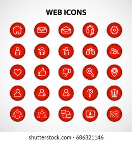 Social Network Web Icons