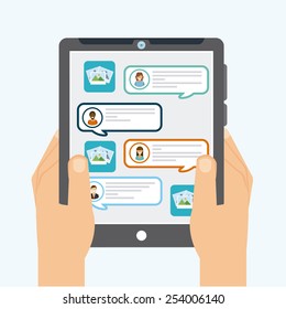social networking design, vector illustration eps10 graphic 