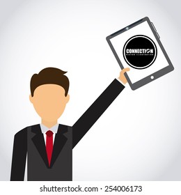 social networking design, vector illustration eps10 graphic 