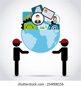 social networking design, vector illustration eps10 graphic 