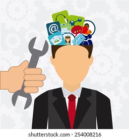 social networking design, vector illustration eps10 graphic 