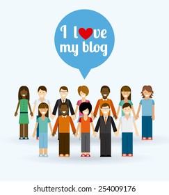 social networking design, vector illustration eps10 graphic 