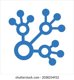 Icono de red social. Vector y glifo