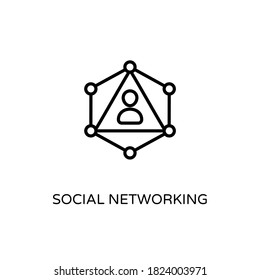 Social Networking icon in vector. Logotype