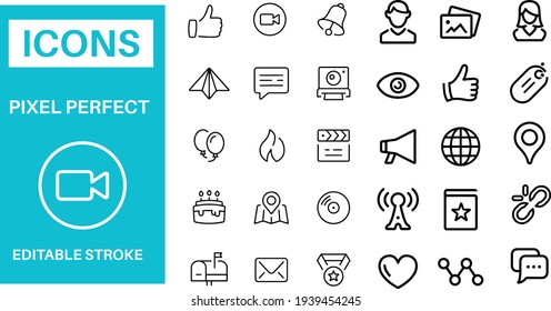 Social Networking Icons vector design 