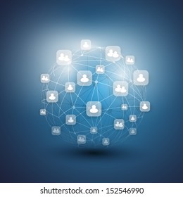 Social Networks | Business Vector Illustration