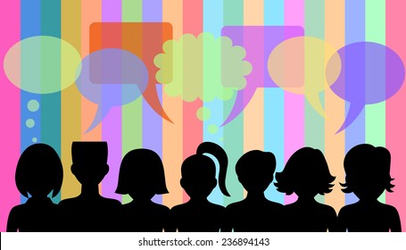 social networks communication people Internet