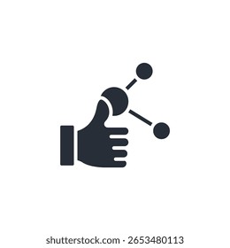 social networks icon. vector.Editable stroke.linear style sign for use web design,logo.Symbol illustration.