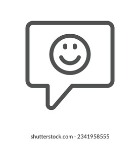 Social networks related icon outline and linear vector.
