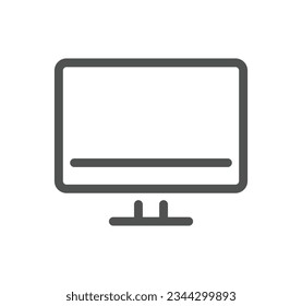 Social networks related icon outline and linear vector.