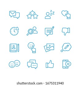 Social Networks Vector Icons set