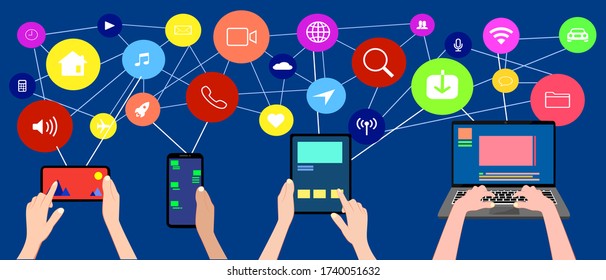 Social networks,communication in the global computer network.Online entertainment