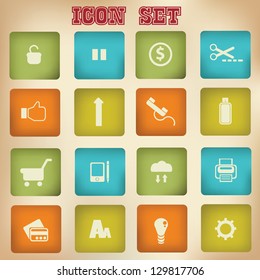 Social network,web icons,vector