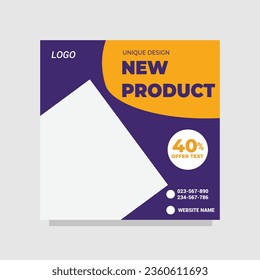 Social post design vector for banners,web,facebook,instagram etc. all sites