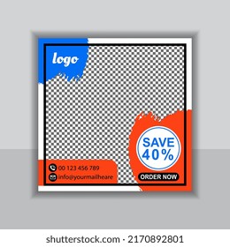 plantilla de publicación social, diseño creativo de publicaciones en medios sociales, diseño creativo de publicaciones