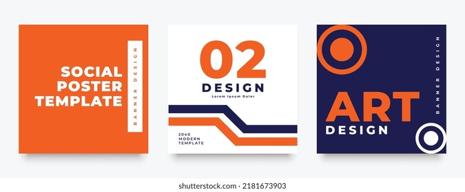 plantilla de póster social para promoción