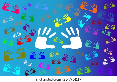 Problemas sociales entre las personas. Dejar de intimidar y discriminar el concepto, signo vectorial