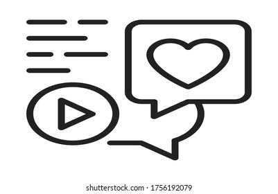 Vector de iconos de PROMOCIÓN SOCIAL para aplicaciones web