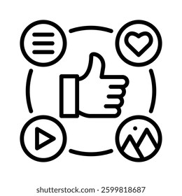 Social Proof Icon Element for Design