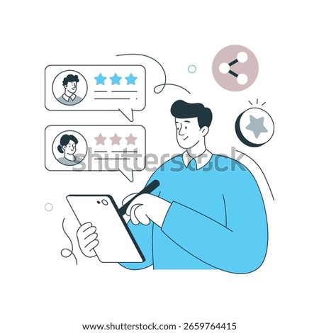 Social Proof Vector illustration. EPS 10 File