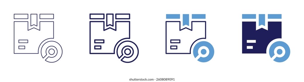 Social proofing icon in 4 different styles. Thin Line, Line, Bold Line, Duotone. Duotone style. Editable stroke.