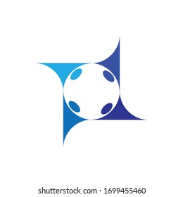 Social relation ship logo icon stock vector