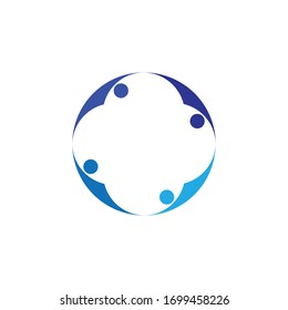 Vector de icono del logotipo de la relación social