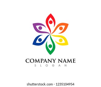 Social Relationship Logo Design