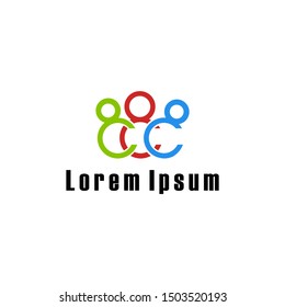 Social relationship logo and icon