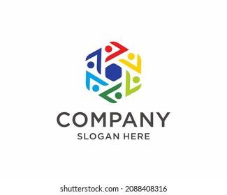Social relationship logo and icon