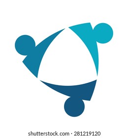 Social relationship logo and icon