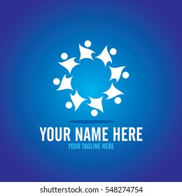 Social relationship logo and icon