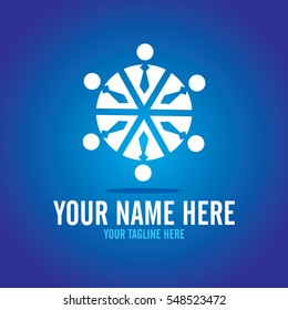 Social relationship logo and icon