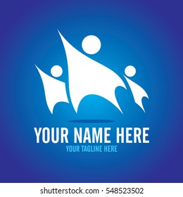 Social relationship logo and icon